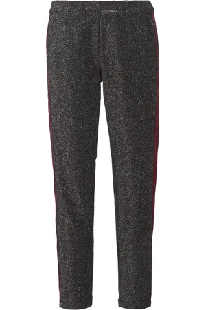 Scotch&Soda Textil TAPERED LUREX PANTS WITH VELVET SIDE PANEL