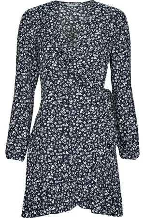 ONLY Textil ONLCARLY L/S WRAP SHORT DRESS