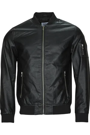 JACK & JONES Textil JJROCKY PU BOMBER