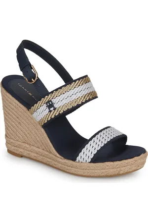 Tommy Hilfiger Boty GOLDEN WEBBING WEDGE