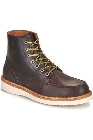 SELECTED Boty SLHTEO NEW LEATHER MOC-TOE BOOT