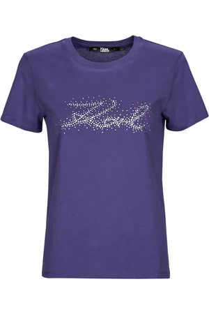 Karl Lagerfeld Textil RHINESTONE KARL LOGO T-SHIRT