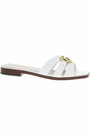 Guess Boty Dámské pantofle FLJSYMLEA03-WHITE