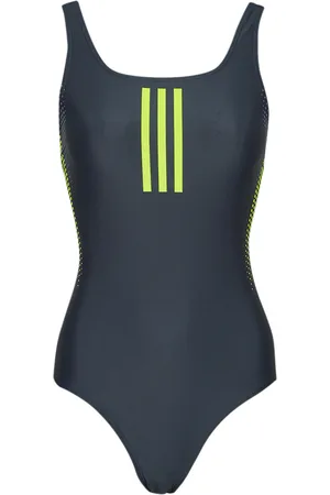 adidas Textil 3-Stripes Graphic V-Back Swimsuit