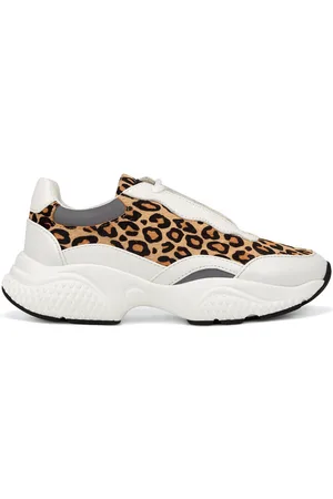ED HARDY Boty Insert runner-wild white/leopard
