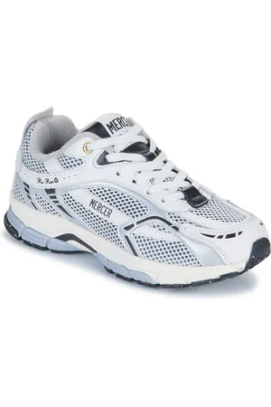 Mercer Amsterdam Boty THE RE-RUN WHITE SILVER