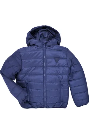 Guess Textil HOODED LS PADDED PUFFER W ZIP