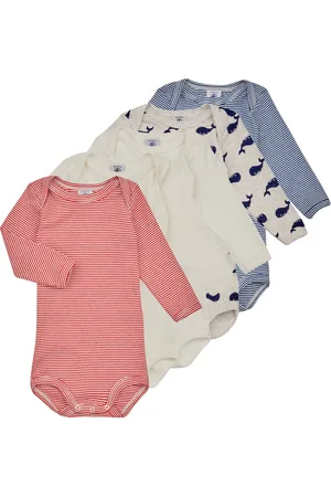 Petit Bateau Textil BODY US ML BALEINE PACK X5
