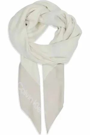Calvin Klein Textilní doplňky dámský šátek K60K611710 PC4 Dk Ecru