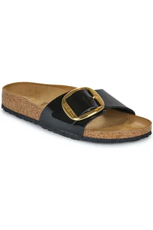Birkenstock Boty Madrid Big Buckle BF Patent Black Gold