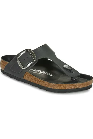 Birkenstock Boty Gizeh Big Buckle LEOI Black HEX