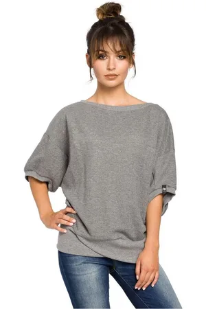 BeWear Textil Dámská halenka Lara B048 tmavě šedá