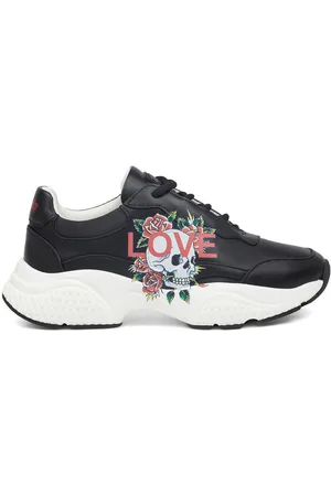 ED HARDY Boty Insert runner-love black/white