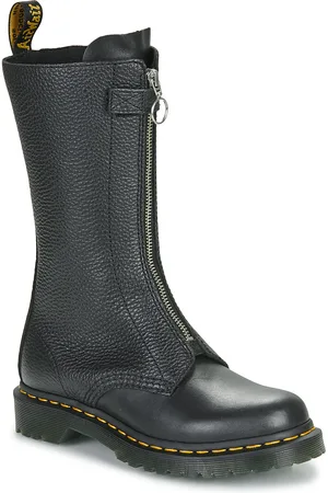 Dr. Martens Boty 1B99 FRONT ZIP BLACK WANAMA