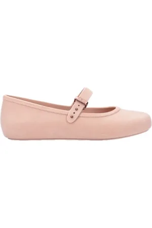 Melissa Boty Soft Ballerina Velvet Fem - Pink