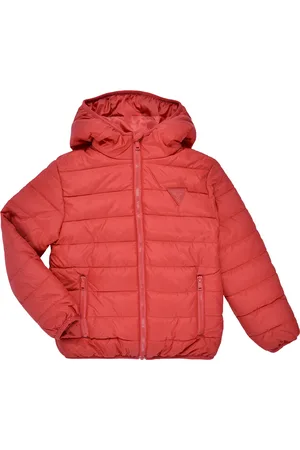 Guess Textil HOODED LS PADDED PUFFER W ZIP