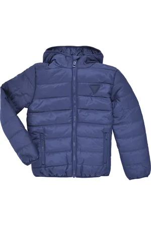Guess Textil HOODED LS PADDED PUFFER W ZIP