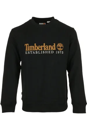 Timberland Textil Logo Brush Back Crew Neck