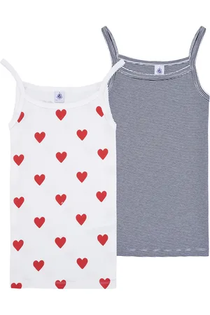 Petit Bateau Textil LOT X2 DEBARDEUR