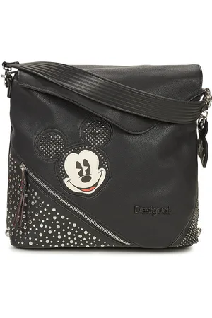Desigual Taška BACK MICKEY STUDSTYLE JERSEYMAX PU BLACK