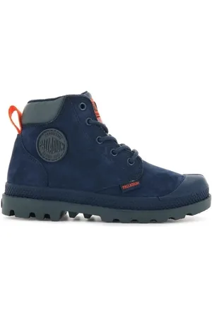 Palladium Boty Kids Pampa Hi Cuff Waterproof - Mood Indigo