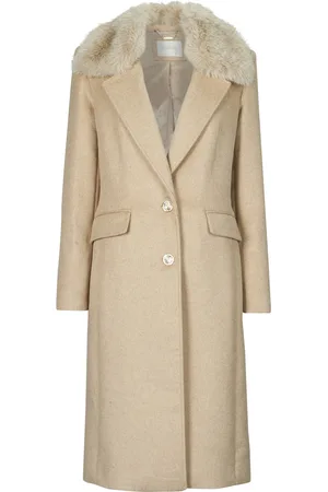 Guess Textil NANCY FIT COAT FAUX FUR COLLAR