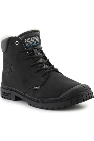 Palladium Boty sp20 Cuff Leather Waterproof WL 79067-008-M Black