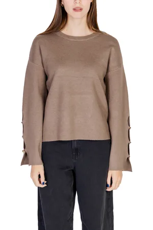 VILA Textil VICASSIE L/S BUTTON DETAIL KNIT TOP/R 14098875