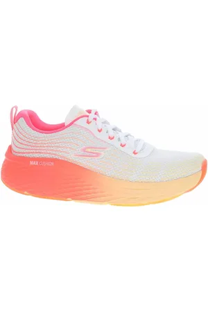 Skechers Boty Max Cushioning Elite - Speed Play white-pink