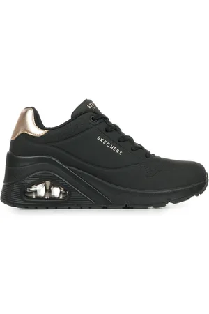 Skechers Boty Uno Wedge High Steps