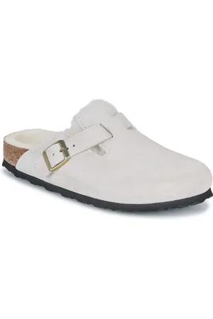 Birkenstock Boty Boston Shearling LEVE Antique White LAF