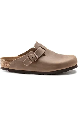 Birkenstock Boty Boston Waxy Leather Narrow - Tobacco Brown