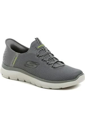 Skechers Boty 2324587-CHAR šedé pánské Slip-in polobotky
