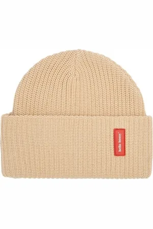 Hello Hossy Textilní doplňky Flow Adults Beanie - Creamy