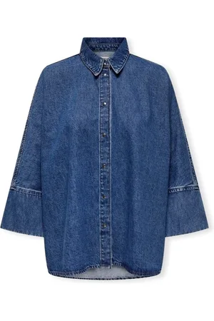 ONLY Textil Noos Grace Shirt - Medium Blue Denim