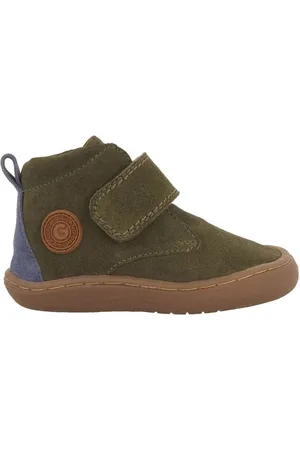 Gioseppo Boty Wirt Barefoot Kids Boots - Khaki