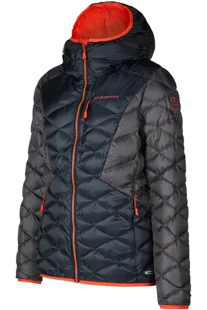 La Sportiva Textil Pinnacle Down Jkt W M47 999322 Black/Cherry Tomato