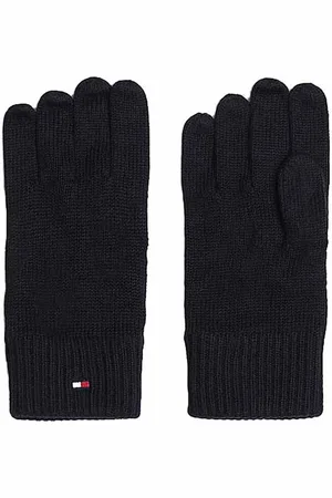 Tommy Hilfiger Textilní doplňky pánské rukavice AM0AM12845 BDS Black