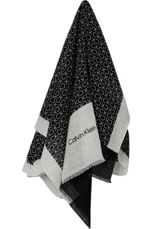 Calvin Klein Textilní doplňky GEO MINIMAL LOGO LINEN STOLE K60K612895