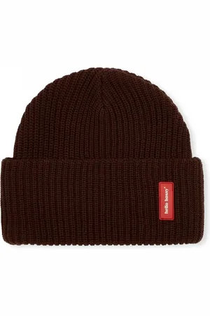 Hello Hossy Textilní doplňky Flow Adults Beanie - Chocolate