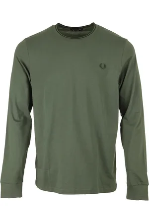Fred Perry Textil Long Sleeved Twin Tipped Tee Shirt