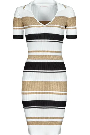 Guess Textil EVIE STRIPED POLO DRESS