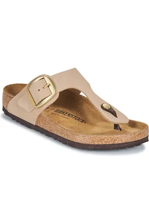 Birkenstock Boty Gizeh Big Buckle LENB Sandcastle