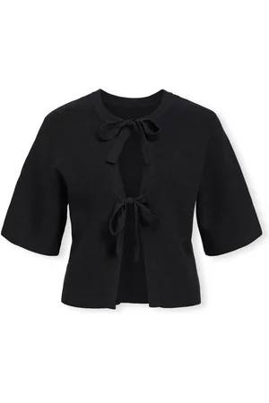 Object Textil Noos Julla Parvi 2/4 Cardigan - Black