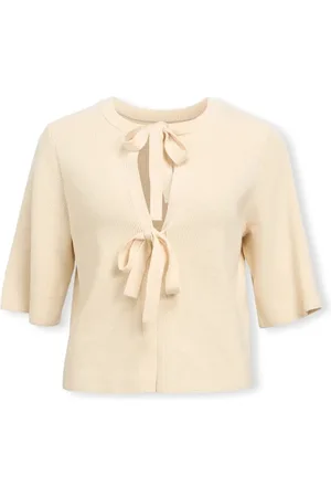 Object Textil Noos Julla Parvi 2/4 Cardigan - Sandshell