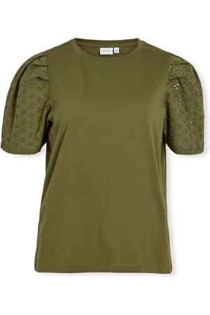 VILA Textil Top Merry - Capulet Olive