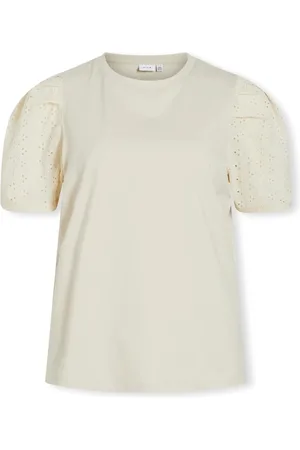 VILA Textil Top Merry - Birch