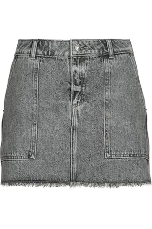 Michael Kors Textil FRAYED DENIM MINI SKIRT