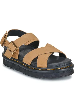 Dr. Martens Boty Voss II Sandal Tan Suede