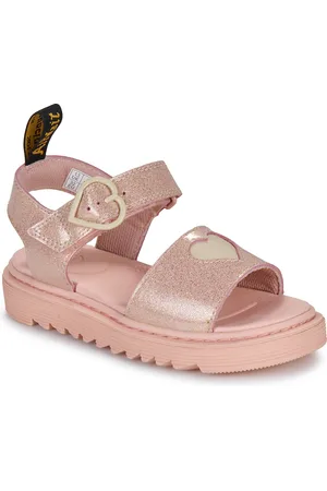Dr. Martens Boty Marlowe Hearts J Powder Pink+Cloud Cream